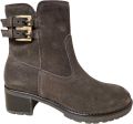 Gabor 8011.02.006 Enkellaarzen Bruin Suede Dames Bruin - Donkerbruin