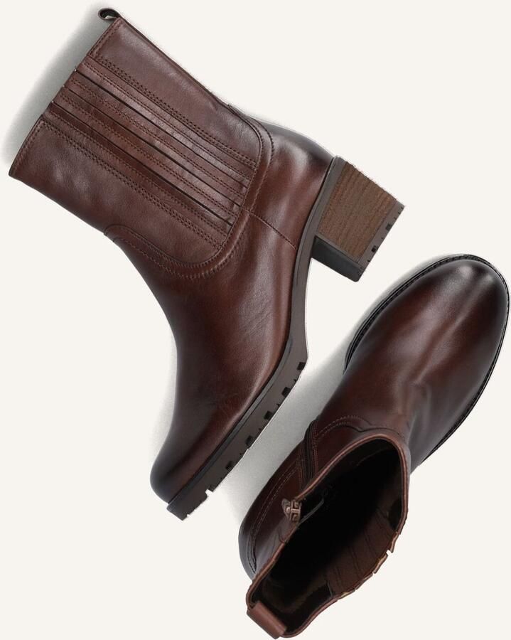 GABOR Enkelboots Dames 801.4 Maat: 40 5 Materiaal: Leer Kleur: Cognac - Foto 2