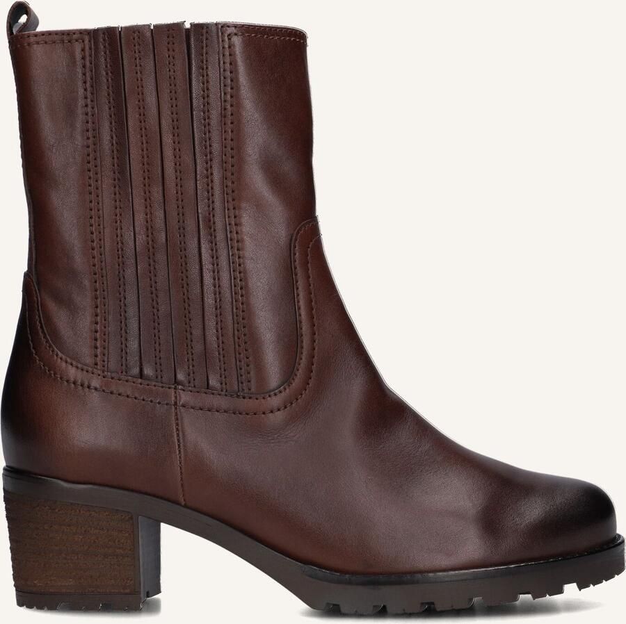 GABOR Enkelboots Dames 801.4 Maat: 37 Materiaal: Leer Kleur: Cognac - Foto 2