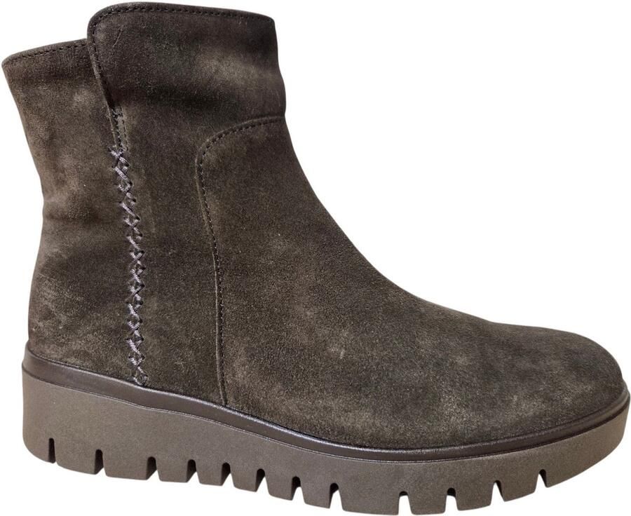 Gabor 8015.02.003 Enkellaarzen Bruin Suede Dames Bruin