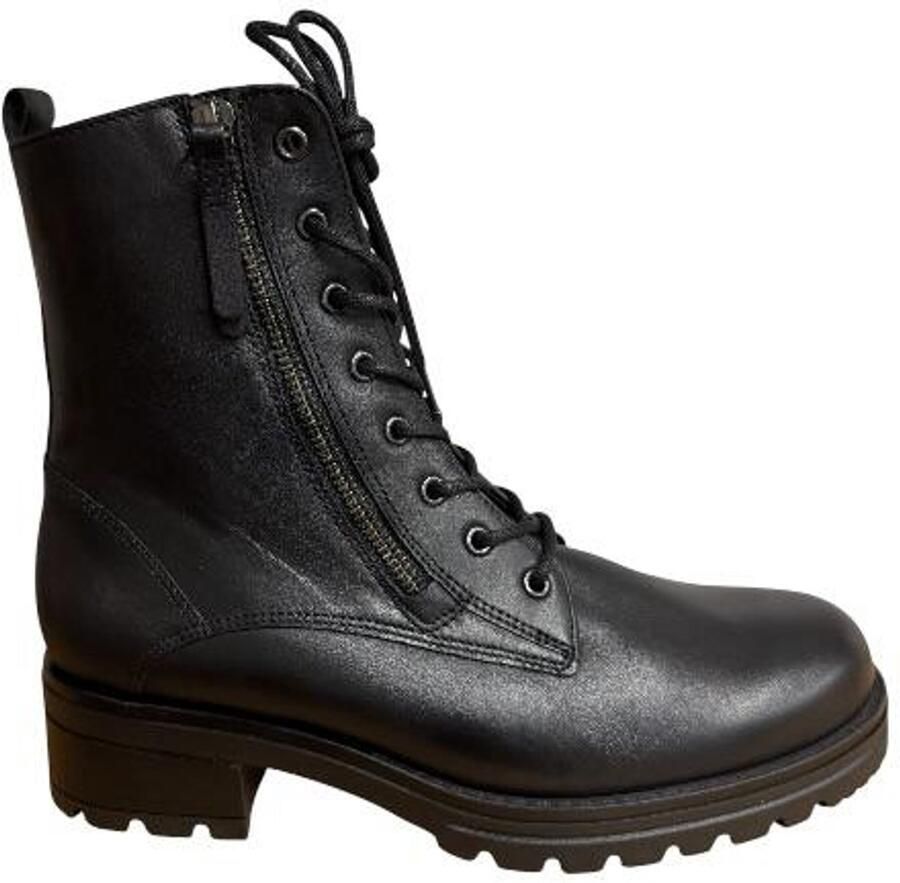 Gabor 8027.03.001 Enkellaarzen Zwart Leer Dames Zwart