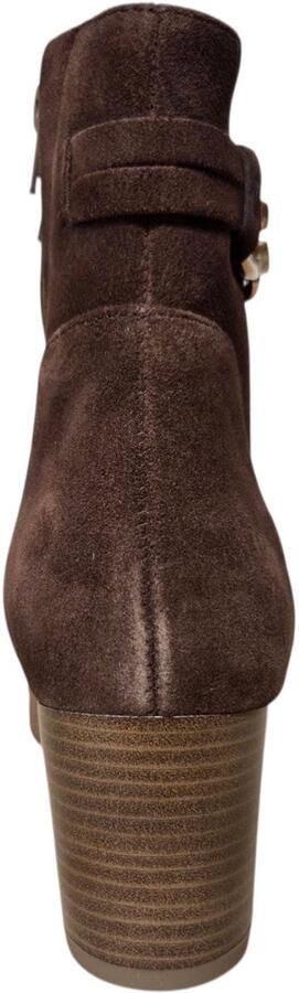 Gabor 8030.02.004 Enkellaarzen Bruin Suede Dames Bruin