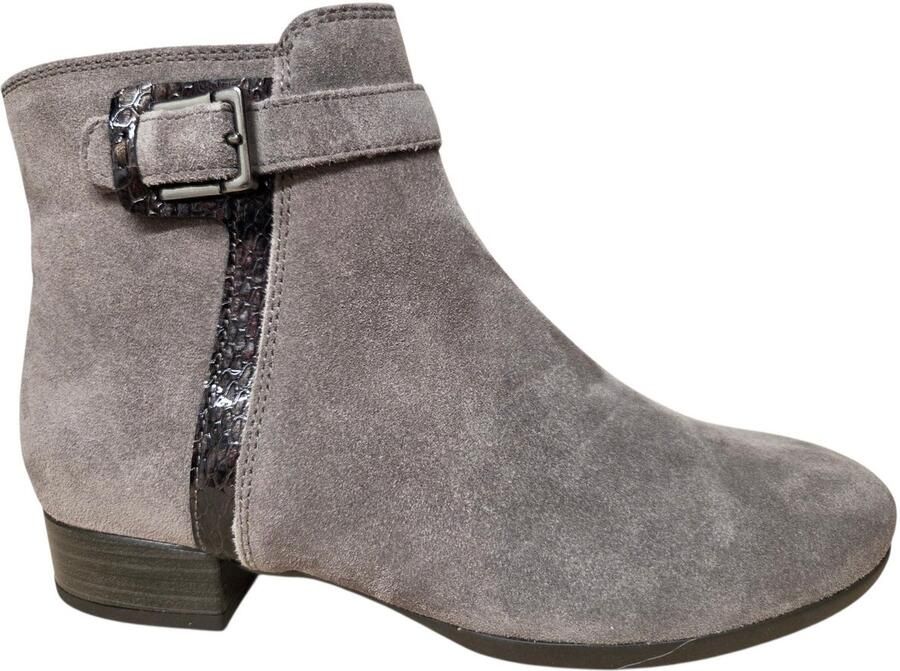 Gabor 8031.01.006 Enkellaarzen Beige Suede Dames Beige