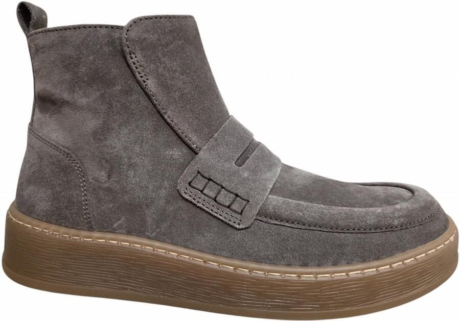 Gabor 8055.04.003 Enkellaarzen Taupe Suede Dames Taupe