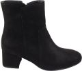 Gabor 8063 Enkellaarzen Vrouwen zwart nubuck suede - Zwart