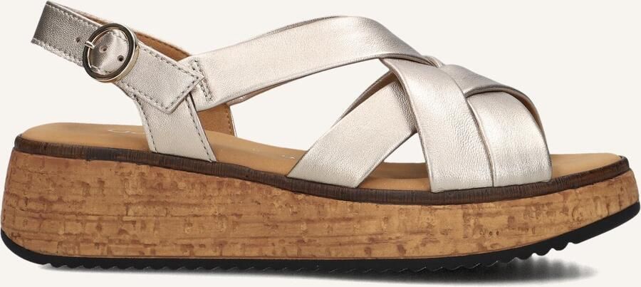 GABOR Dames 823.1 Maat: 43 Materiaal: Leer Kleur: Goudkleurig - Foto 2