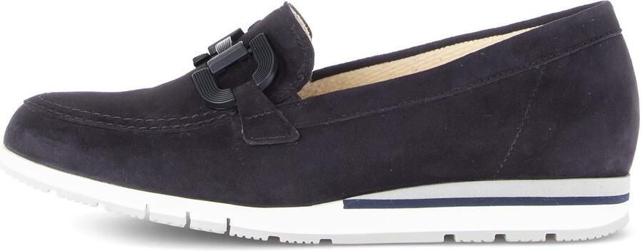 Gabor 82.416.46 Instappers Blauw Suede Dames Blauw