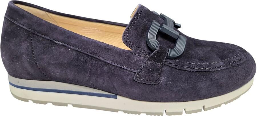Gabor 82.416.46 Instappers Blauw Suede Dames Blauw - Foto 2