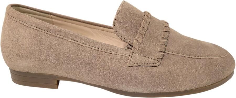 Gabor 82.432.34 Instappers Beige Suede Dames Beige
