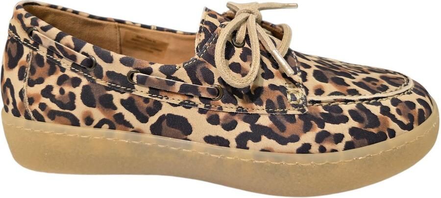 Gabor 83.342.32 Veterschoenen Beige Panterprint Leer Dames Beige Panterprint