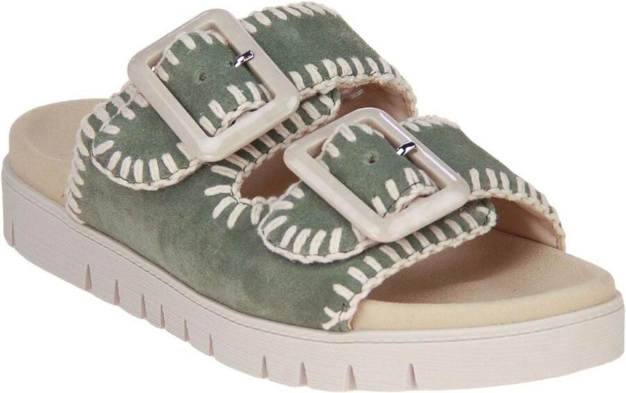 Gabor 83.741.19 Slippers groen Suede Dames Groen