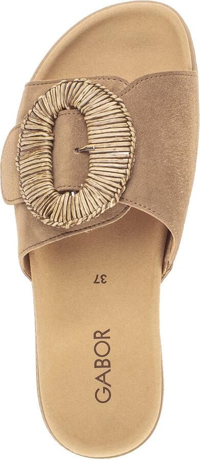 Gabor 83.742.14 Slippers Bruin Suede Dames Bruin - Foto 4