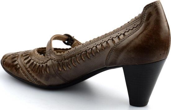 Gabor Geperforeerde Zomer Pump in Taupe - Foto 2