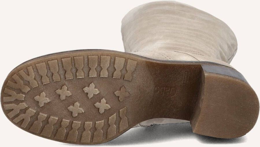 GABOR Hoge Laarzen Dames 857 Maat: 37 5 Materiaal: Suède Kleur: Beige - Foto 4