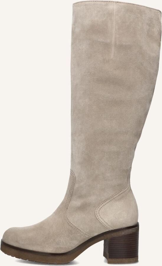 GABOR Hoge Laarzen Dames 857 Maat: 37 5 Materiaal: Suède Kleur: Beige - Foto 3