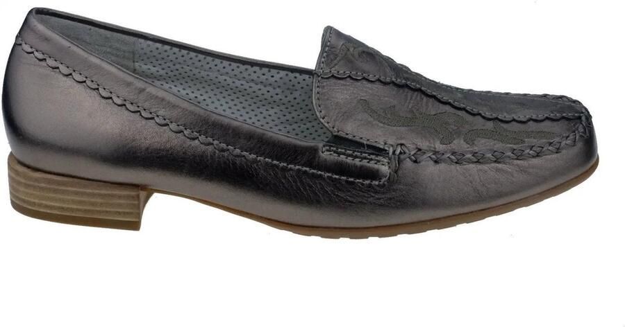 Gabor 86.323.90 dames moccasin zilver