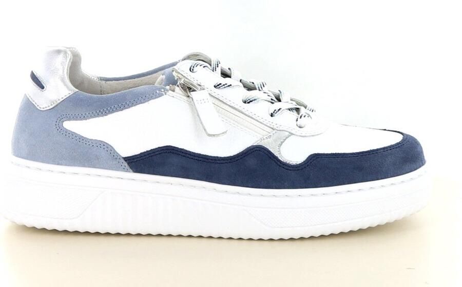 Gabor 86.408 Sneaker White Jeans Silver K