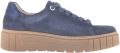 Gabor Lace-up sneaker met brede pasvorm - Blauw
