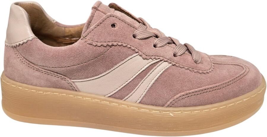 Gabor 86.475.43 Sneakers Oud Roze Suede Dames Roze