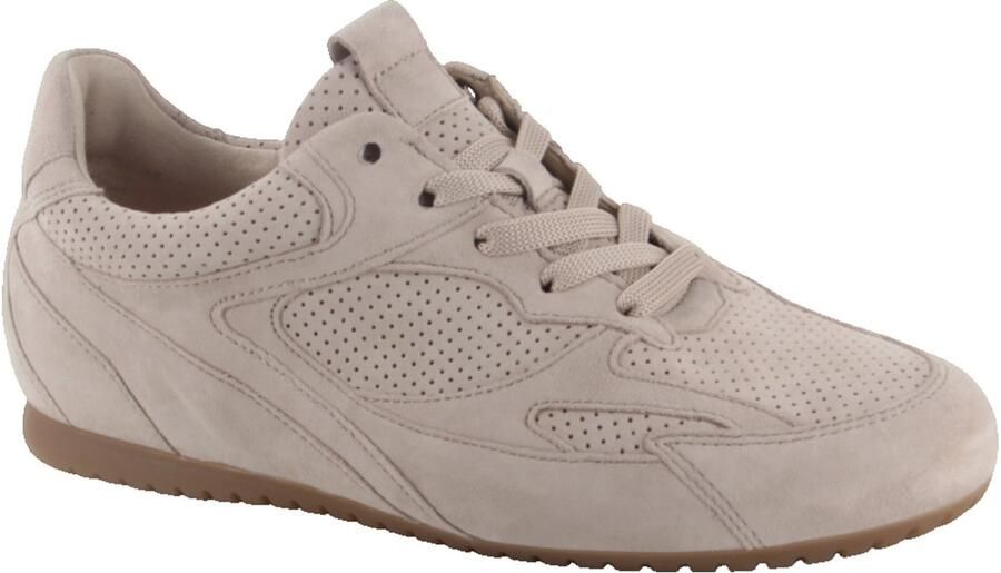 Gabor art 86.565 32 sneaker zand suede veter dames
