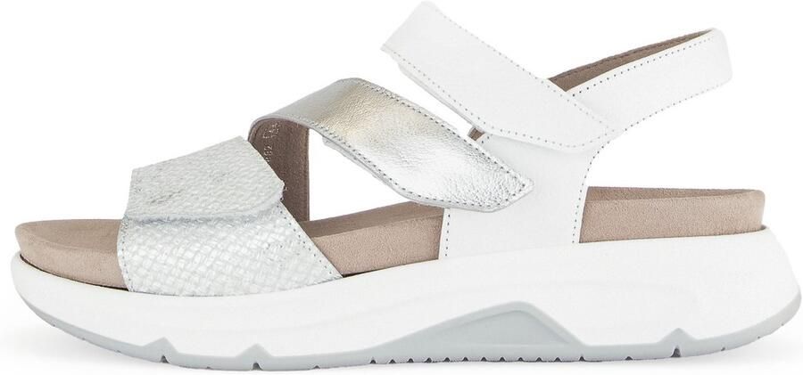 Gabor Dames Sandalen 86.882.51 Rolling Soft Zilver