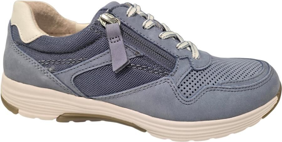 Gabor 86.978.26 Rolling Soft Sneakers Blauw Nubuck Dames Blauw