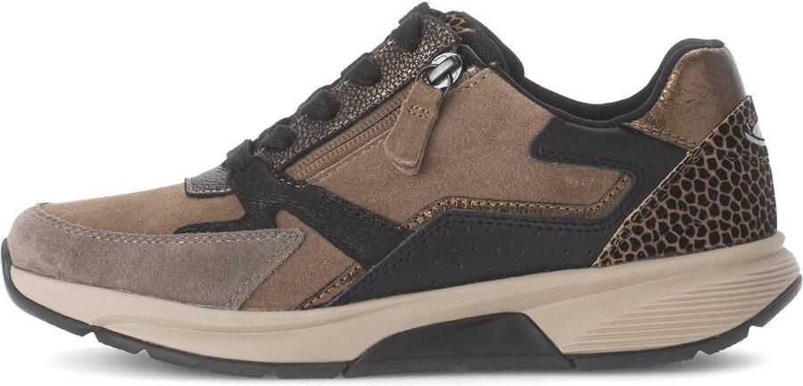 Gabor Rollingsoft Sneakers met sleehak veterschoen halfhoge schoen vrijetijdsschoen met extra ritssluiting - Foto 2