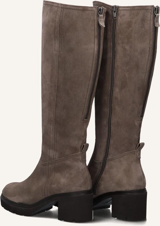 GABOR Hoge Laarzen Dames 879 Maat: 41 Materiaal: Suède Kleur: Taupe - Foto 10