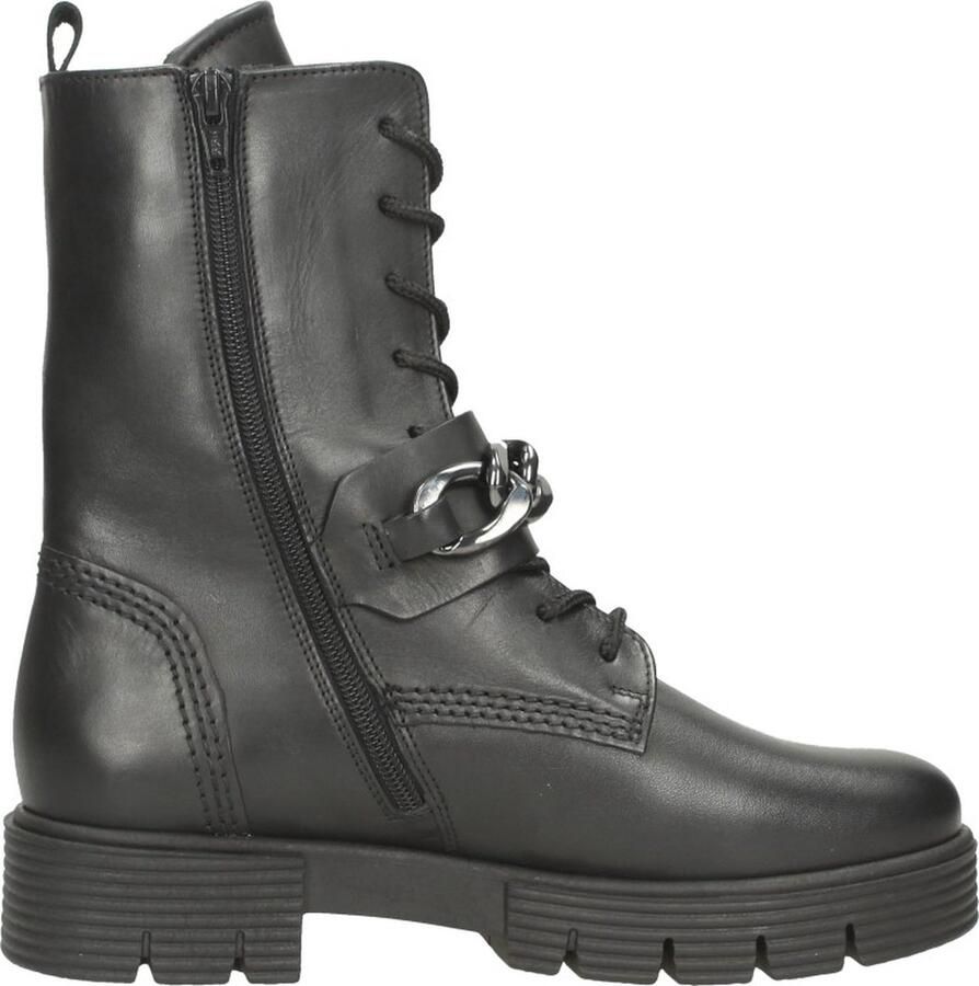 Gabor 743.1 Veterboots Laarzen Met Veters Dames Zwart - Foto 3