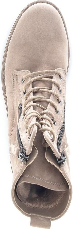Gabor Beige Suède Veterschoen Beige Dames - Foto 8
