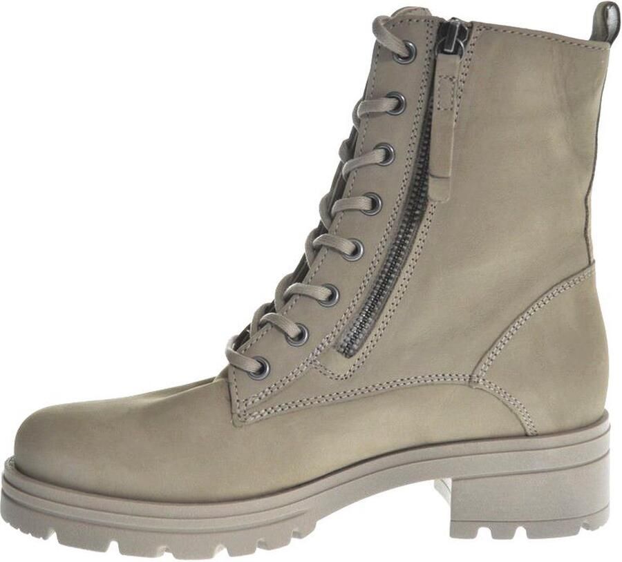 Gabor Beige Suède Veterschoen Beige Dames - Foto 3