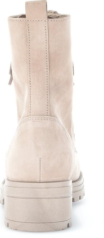 Gabor Beige Suède Veterschoen Beige Dames - Foto 6