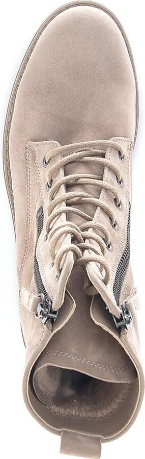 Gabor Beige Suède Veterschoen Beige Dames - Foto 10