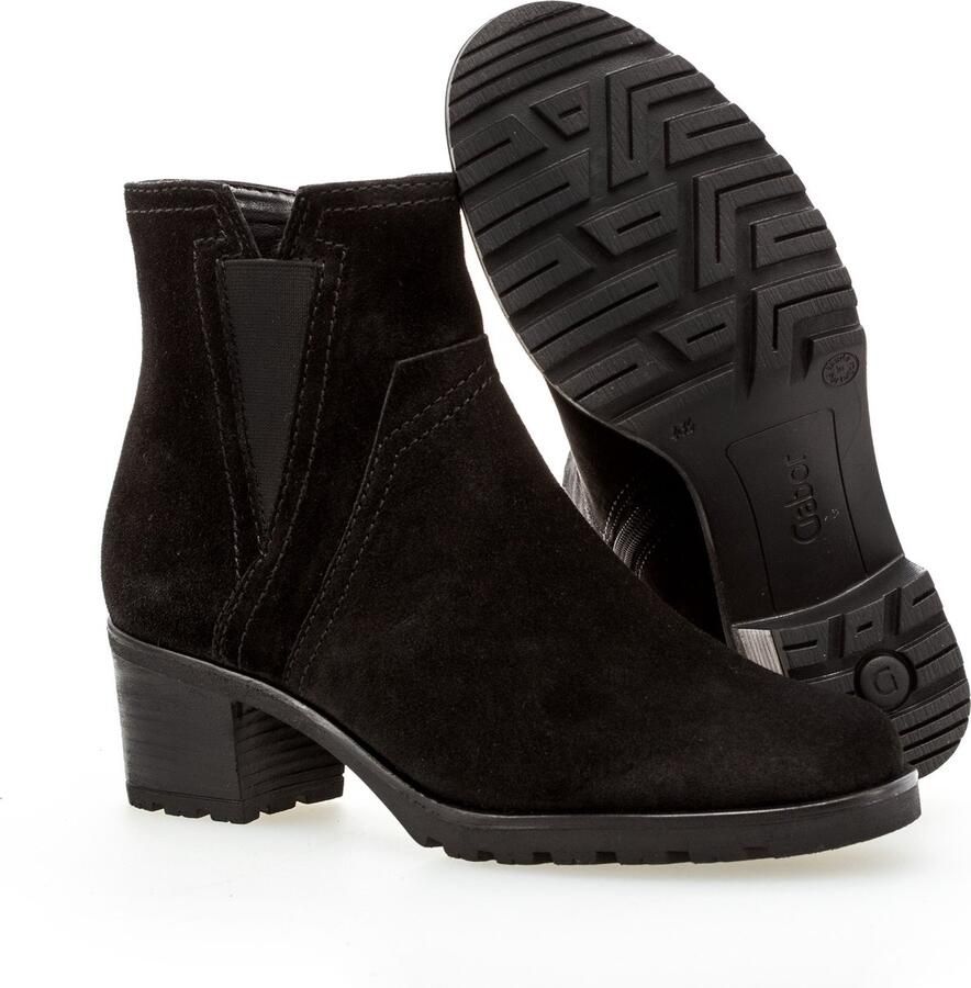 Gabor 804 Enkellaarsjes Enkelboots met rits Dames Zwart - Foto 3
