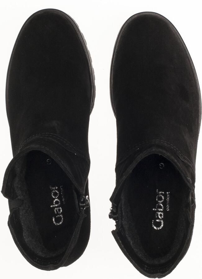 Gabor 804 Enkellaarsjes Enkelboots met rits Dames Zwart - Foto 7
