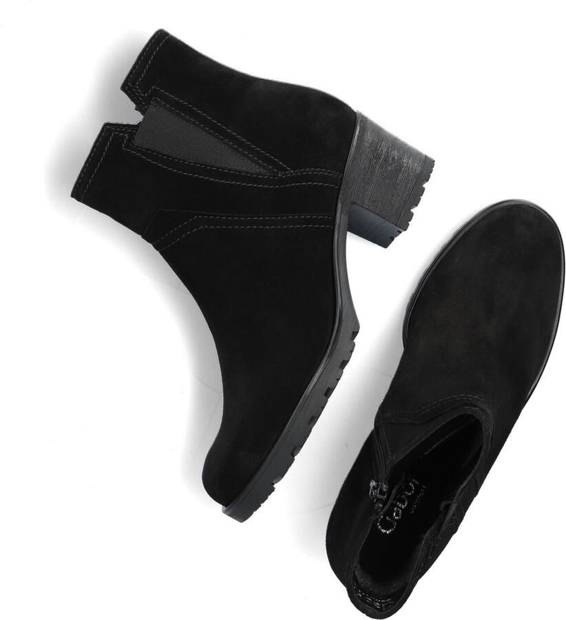 Gabor 804 Enkellaarsjes Enkelboots met rits Dames Zwart - Foto 4