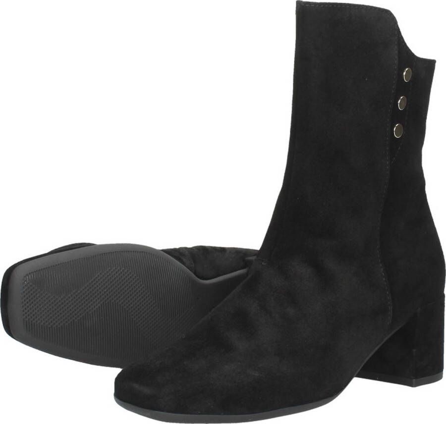 Gabor Zwarte Suède Laars met Gouden Details Black Dames - Foto 5