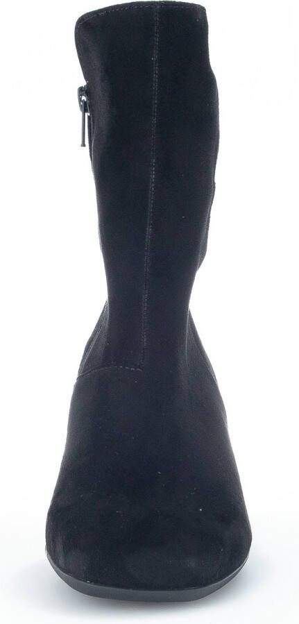 Gabor Zwarte Suède Laars met Gouden Details Black Dames - Foto 10