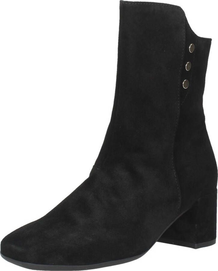 Gabor Zwarte Suède Laars met Gouden Details Black Dames - Foto 8