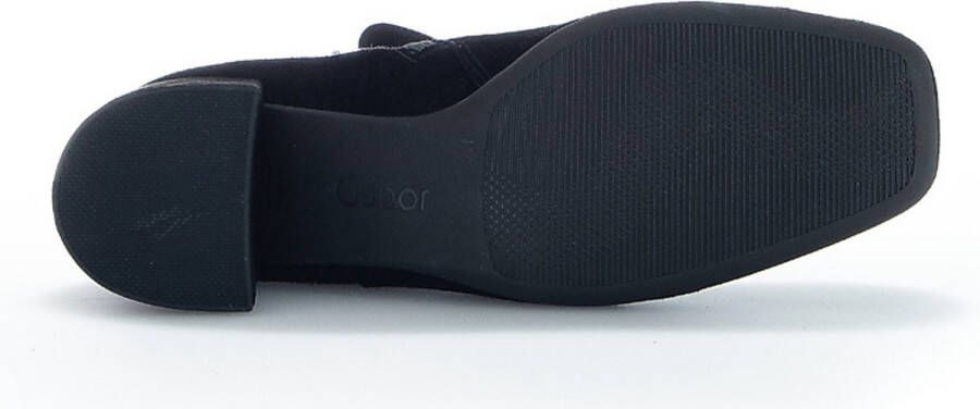 Gabor Zwarte Suède Laars met Gouden Details Black Dames - Foto 12