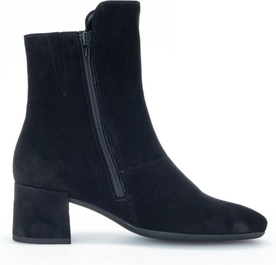 Gabor Zwarte Suède Laars met Gouden Details Black Dames - Foto 4