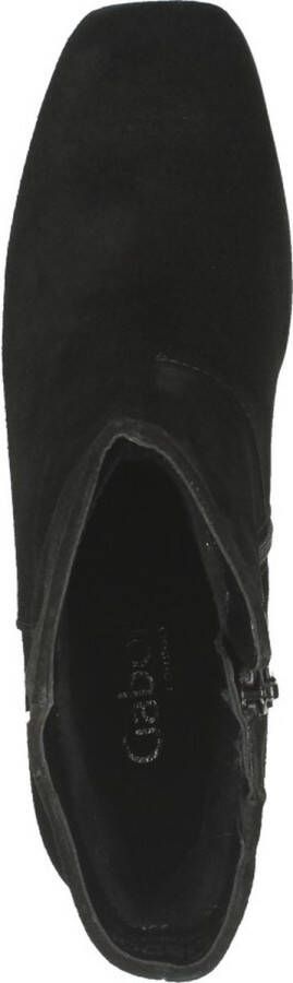 Gabor Zwarte Suède Laars met Gouden Details Black Dames - Foto 15