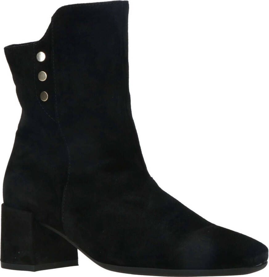 Gabor Zwarte Suède Laars met Gouden Details Black Dames - Foto 3