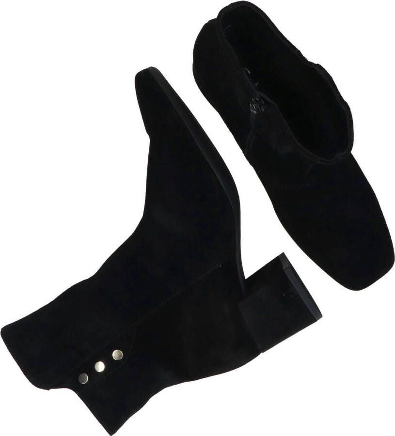 Gabor Zwarte Suède Laars met Gouden Details Black Dames - Foto 6