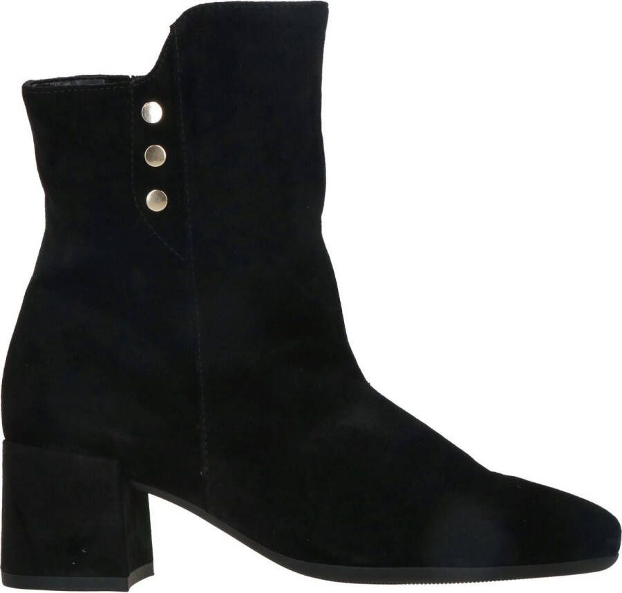 Gabor Zwarte Suède Laars met Gouden Details Black Dames - Foto 6