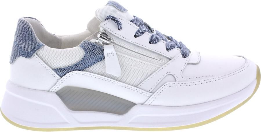 GABOR Lage Sneakers Dames 958 Maat: 35 Materiaal: Leer Kleur: Wit