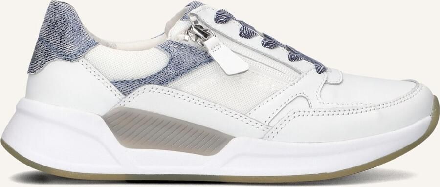GABOR Lage Sneakers Dames 958 Maat: 35 Materiaal: Leer Kleur: Wit - Foto 2