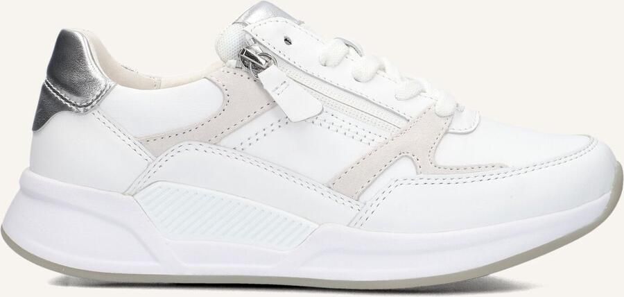 GABOR Lage Sneakers Dames 958 Maat: 37 Materiaal: Leer Kleur: Wit - Foto 2