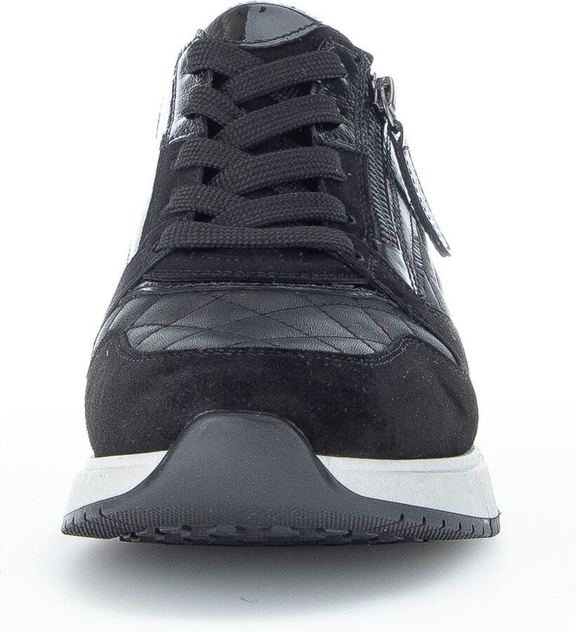 Gabor 528 Lage sneakers Leren Sneaker Dames Zwart - Foto 5
