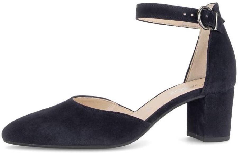 Gabor art. 3002.01.001 blauw nubuck dames pump